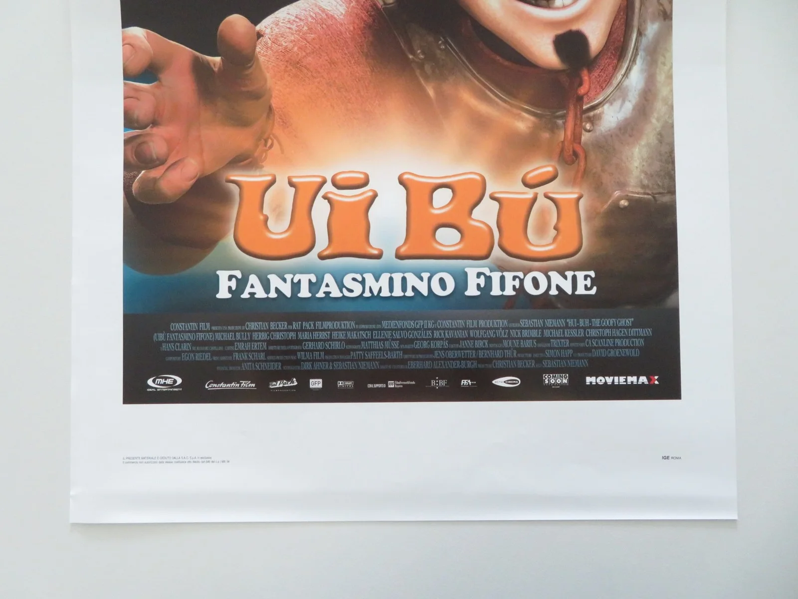 Uibu Fantasmino Fifone ITALIAN LOCANDINA POSTER Michael Herbig Nick Brimble 2006, изображение 4