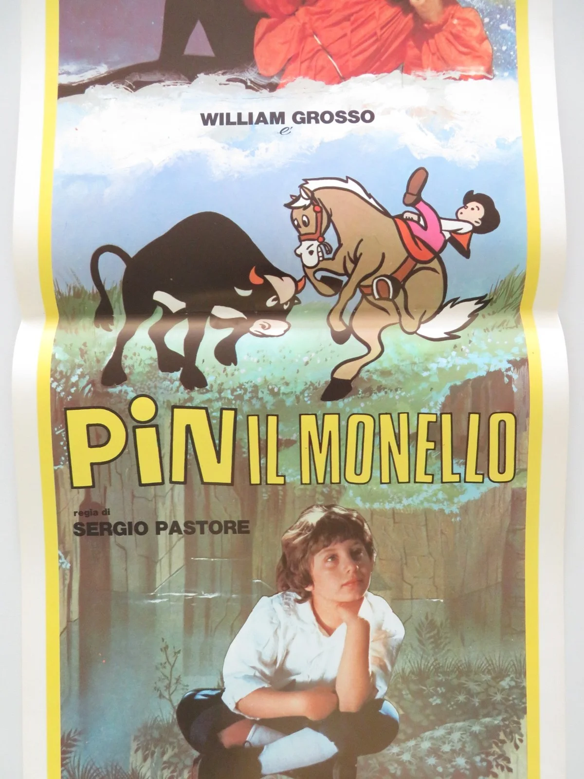Pin Il Monello ITALIAN LOCANDINA POSTER William Grosso Massimo Serato 1982, image 3