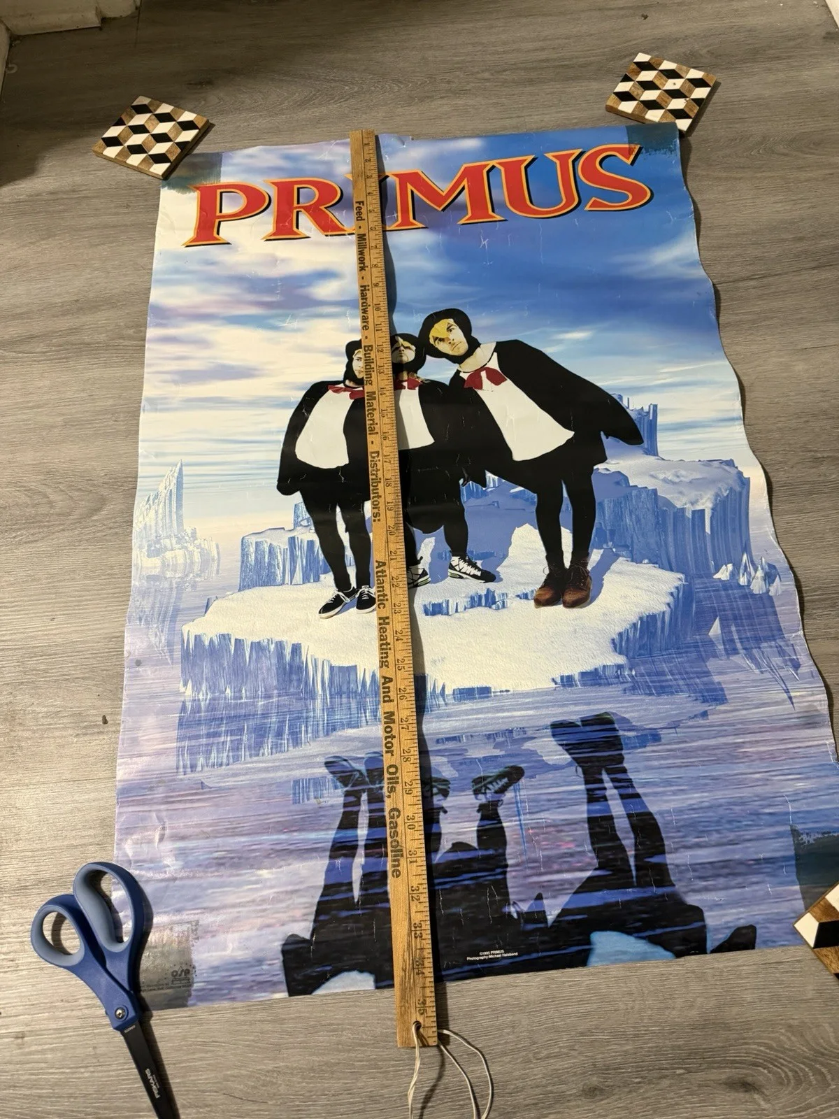Vintage 90s Primus Poster Tales From The Punch bowl Has Damage See Photos 24x36, изображение 4