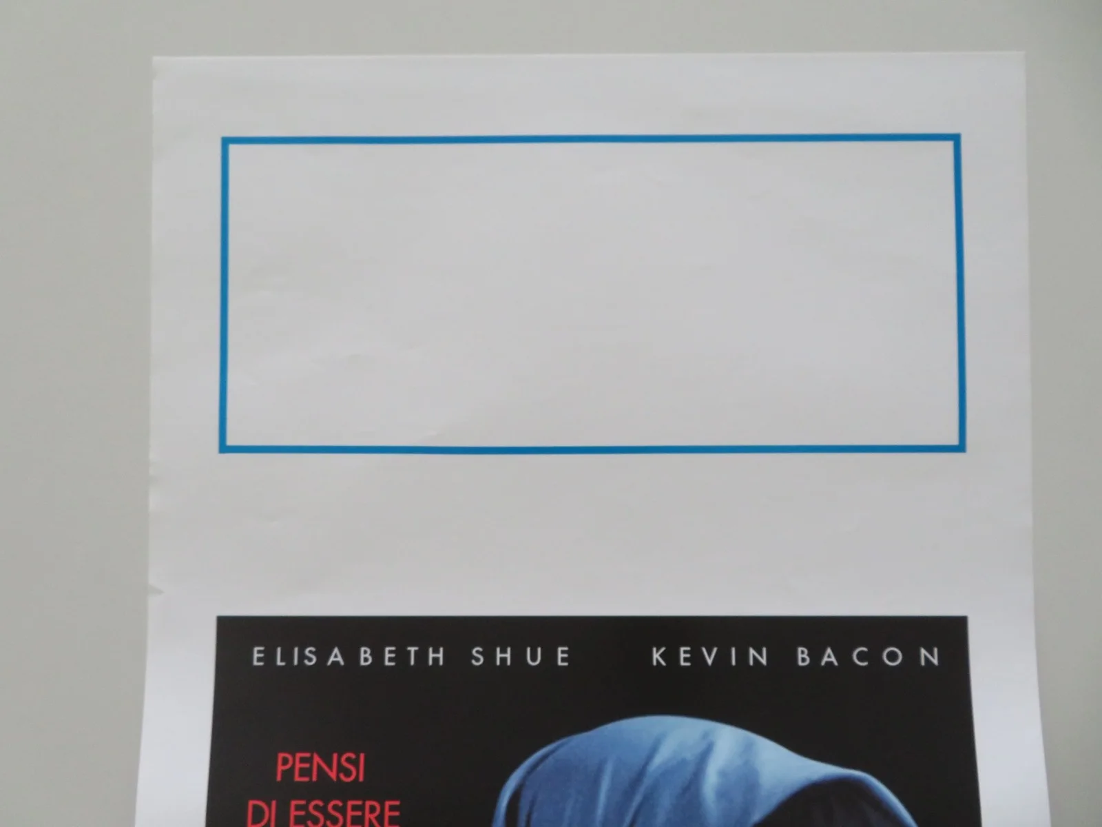 Hollow Man ITALIAN LOCANDINA POSTER KEVIN BACON ELISABETH SHUE 2000, изображение 2
