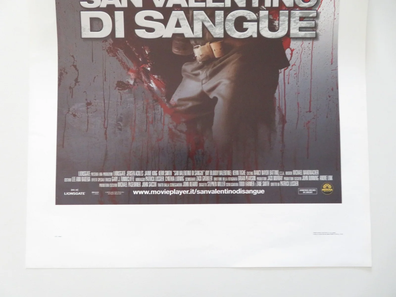 My Bloody Valentine ITALIAN LOCANDINA POSTER JAIME KING JENSEN ACKLES 2009, изображение 4