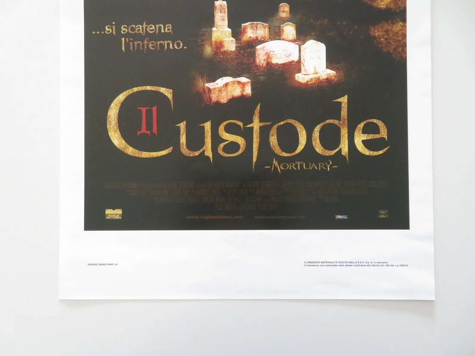 Il Custode ITALIAN LOCANDINA POSTER DAN BYRD DENISE CROSBY 2005, изображение 4