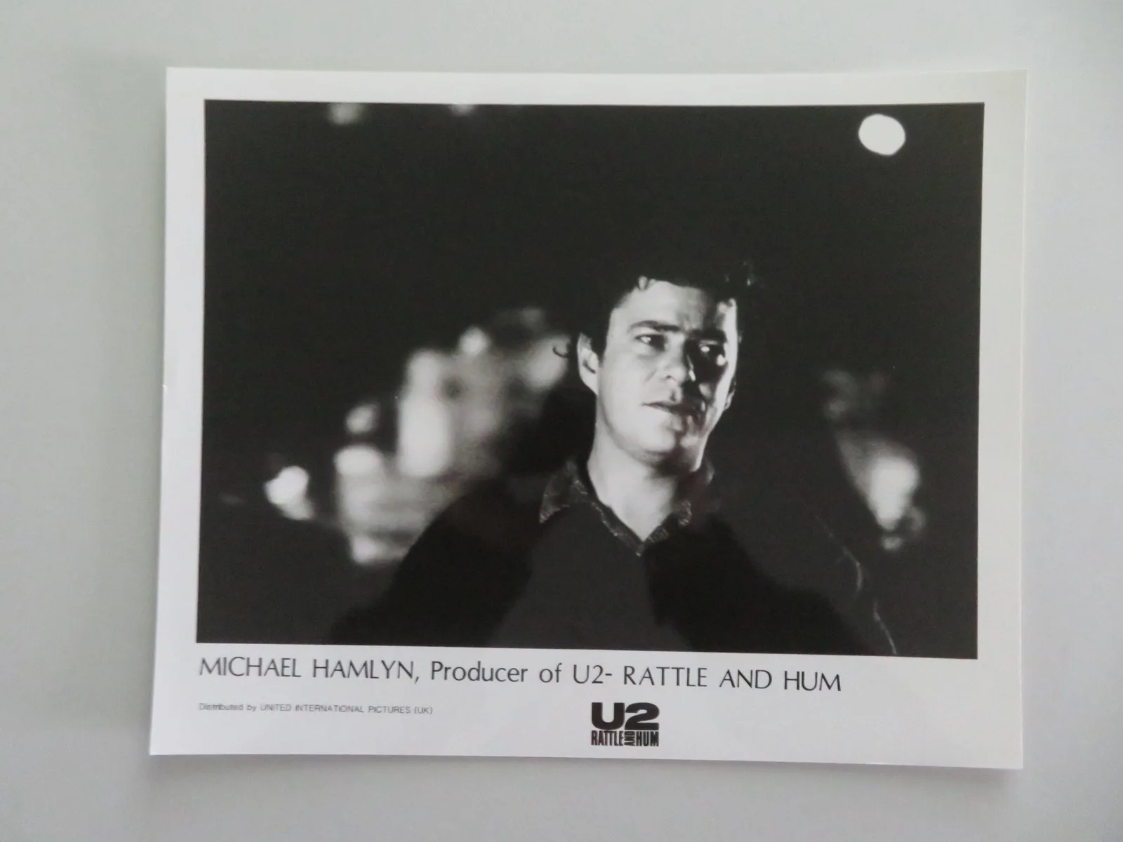 U2: Rattle And Hum -C MOVIE STILL PHOTO LOT OF 2 MICHAEL HAMLYN PHIL JOANOU 1988, изображение 3