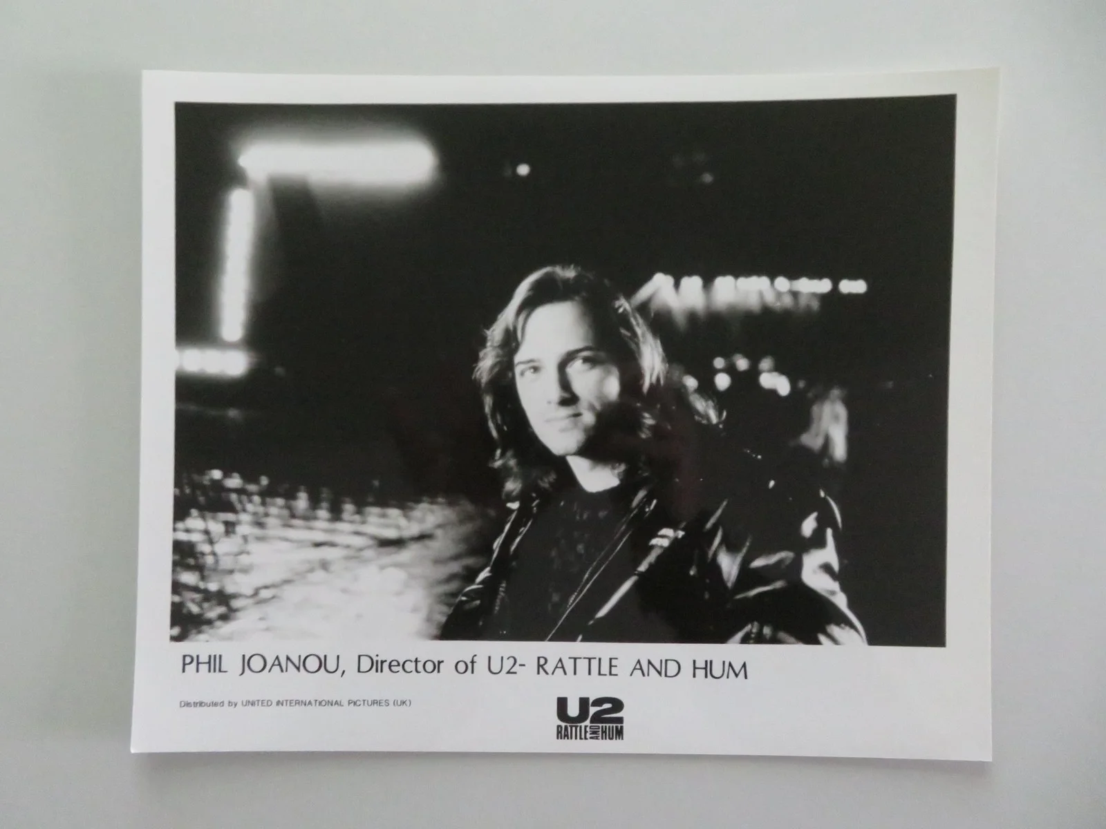 U2: Rattle And Hum -C MOVIE STILL PHOTO LOT OF 2 MICHAEL HAMLYN PHIL JOANOU 1988, изображение 4