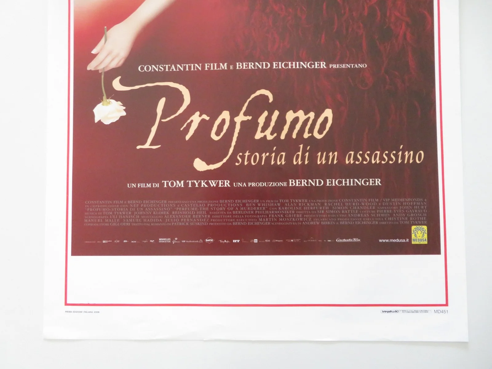 Perfume: The Story Of A Murderer ITALIAN LOCANDINA POSTER WISHAW RICKMAN 2006, изображение 4