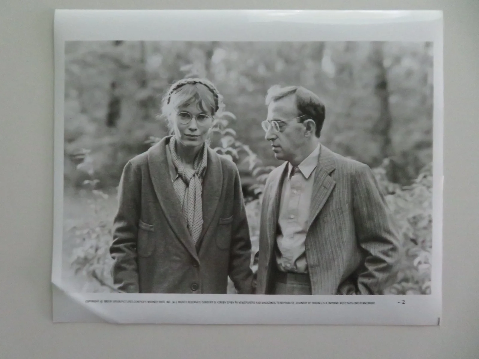 Zelig MOVIE STILL PHOTO LOT OF 5 WOODY ALLEN MIA FARROW 1983, изображение 3