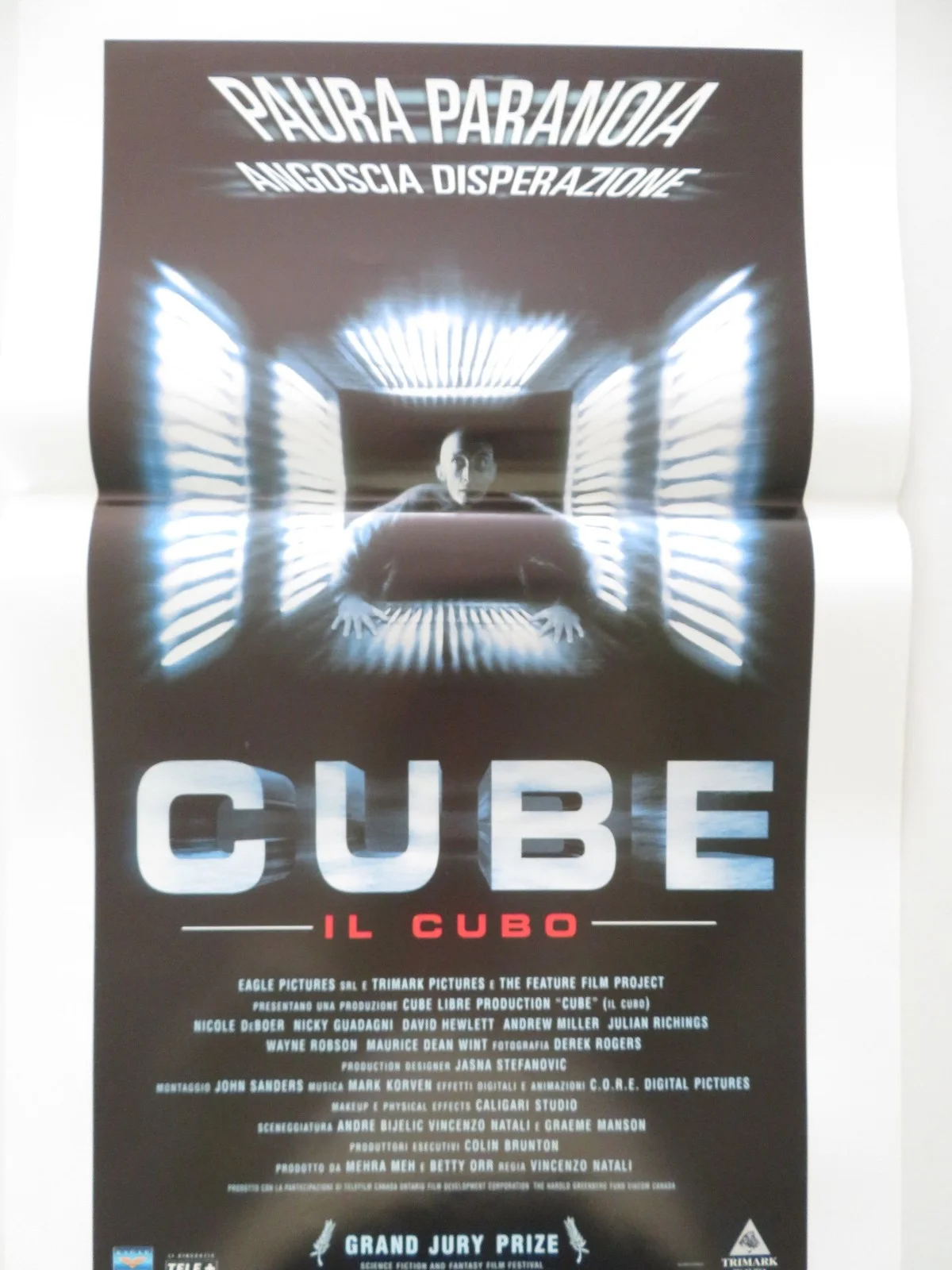 The Cube ITALIAN LOCANDINA POSTER NICOLE DE BOER NICKY GUADAGNI 1997, изображение 3