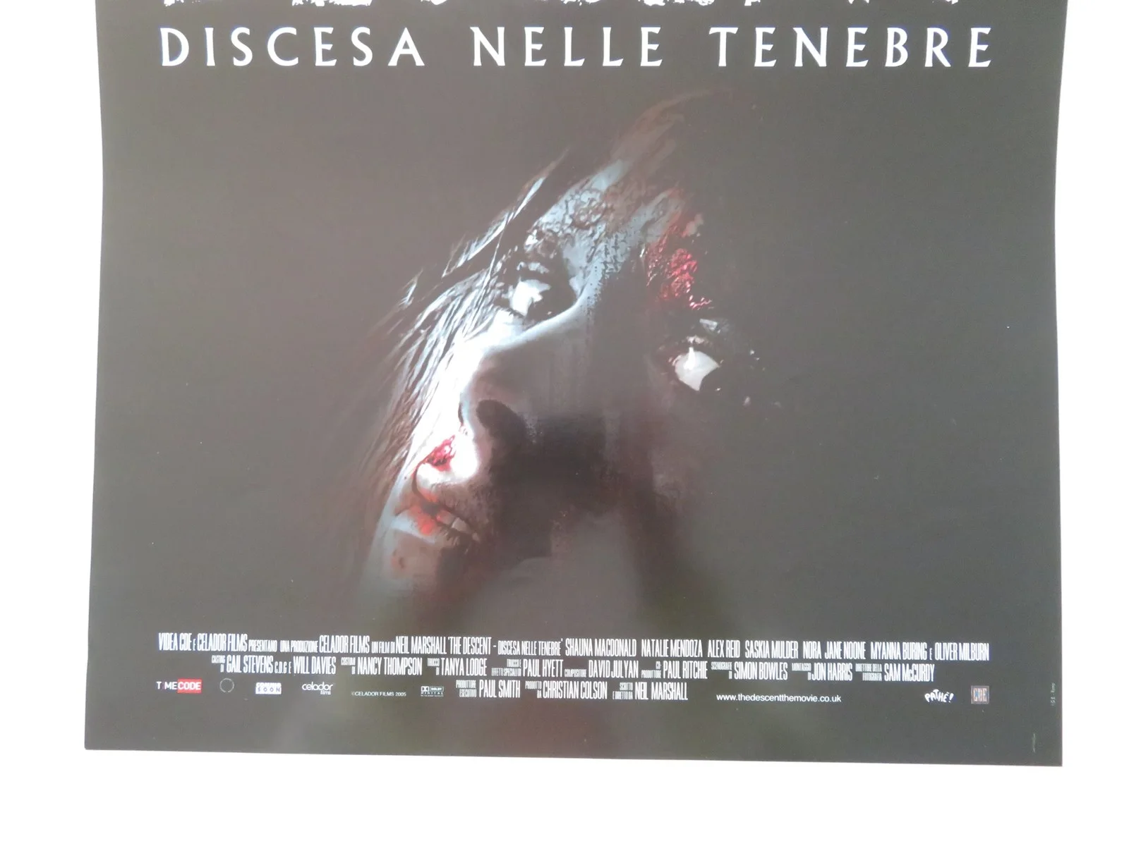 The Descent ITALIAN LOCANDINA POSTER ALEX REID SHAUNA MACDONALD 2005, изображение 4