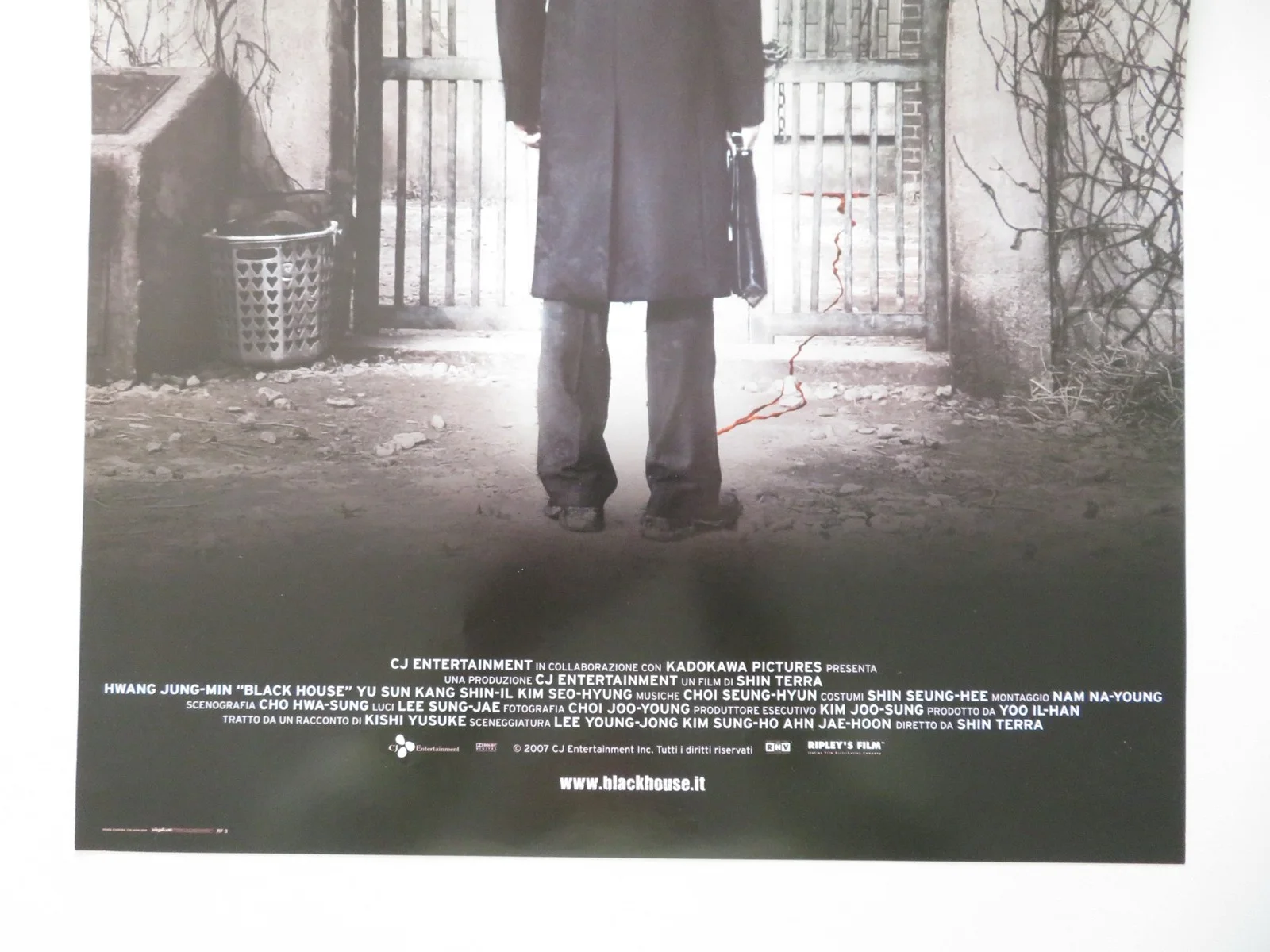 Black House ITALIAN LOCANDINA POSTER HWANG JUNG-MIN YOO SEON 2007, изображение 4