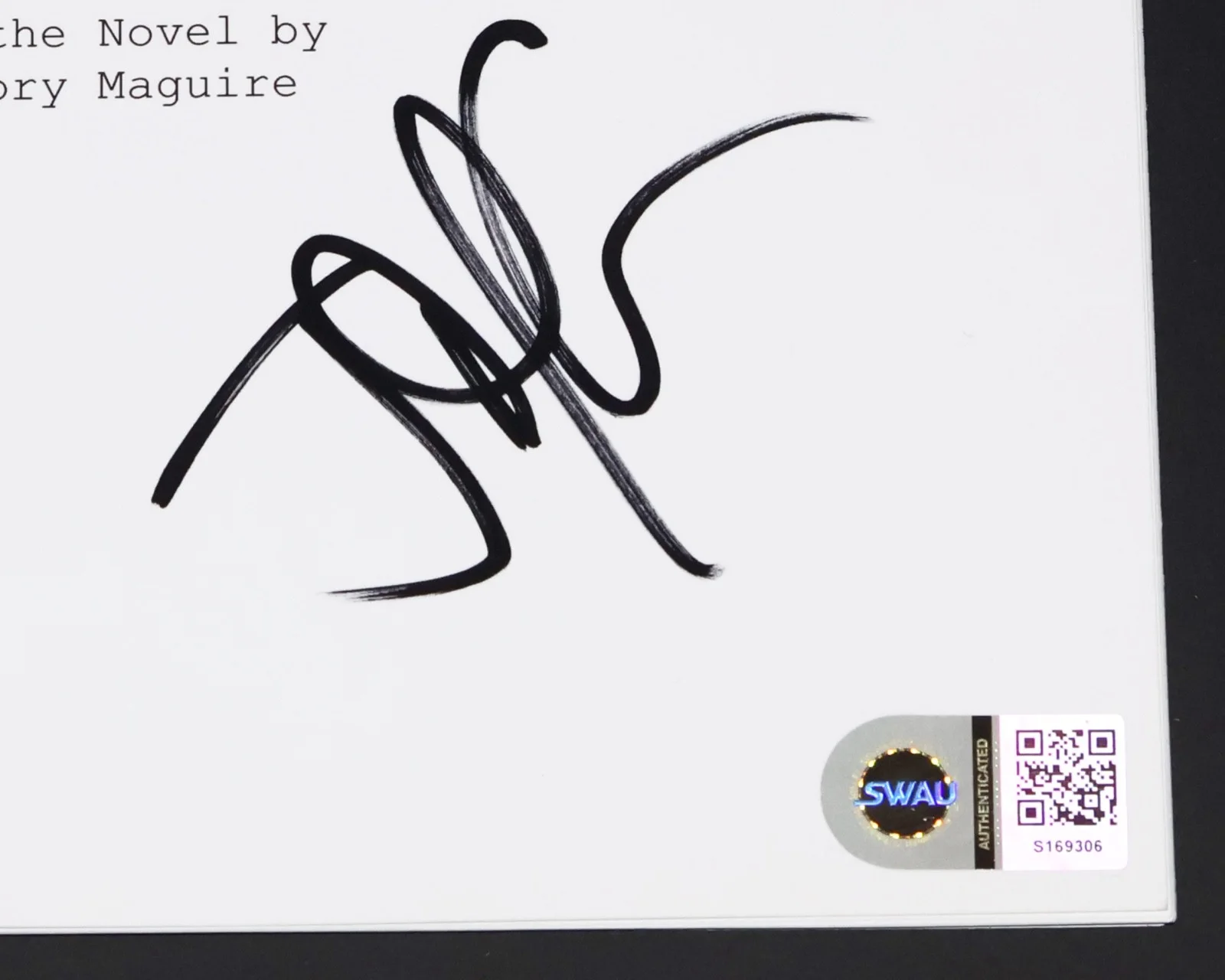 Jon M. Chu — JON M. CHU Signed WICKED Full Movie SCRIPT Screenplay autograph + SWAU COA, image 2