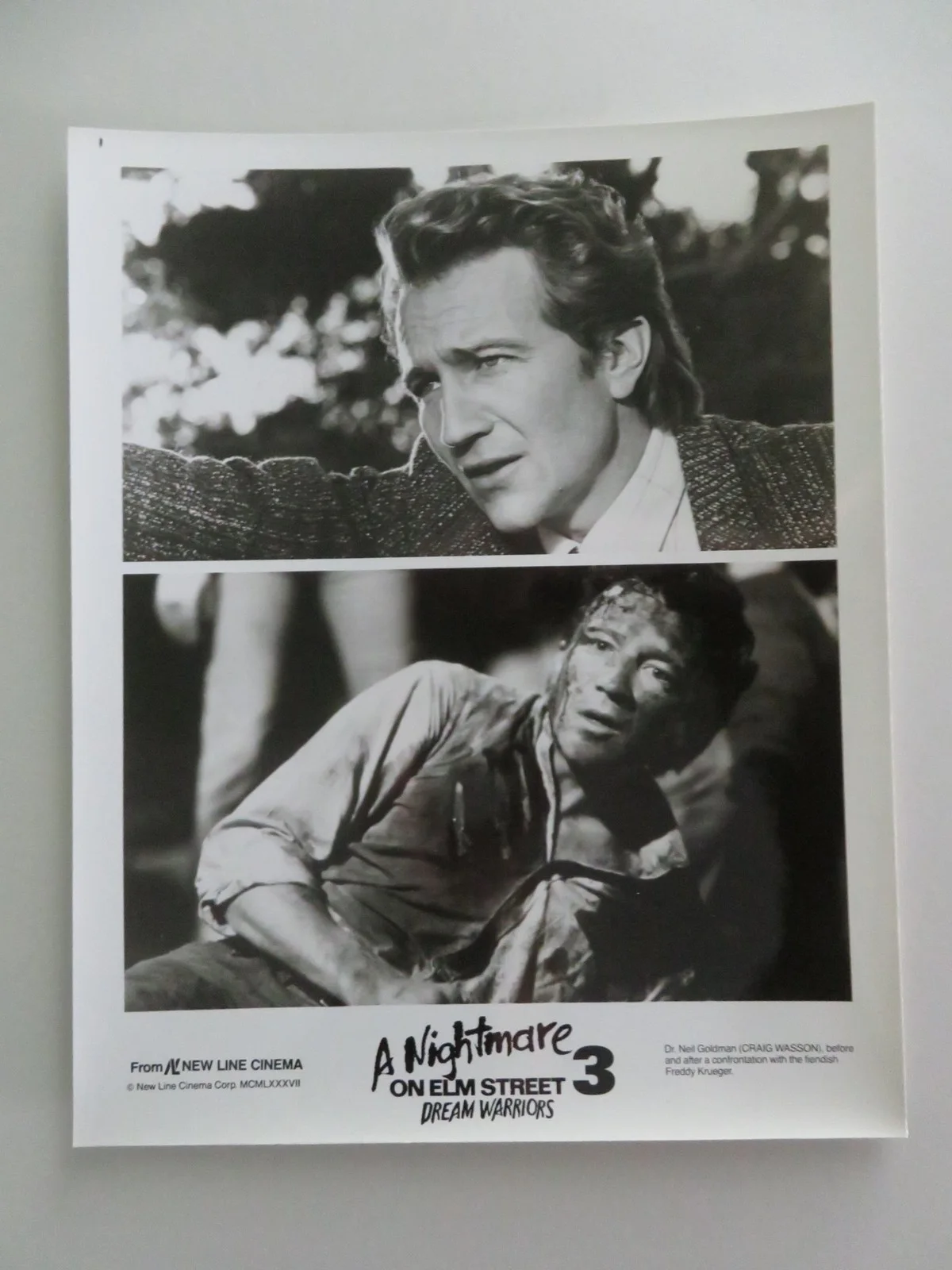 A Nightmare On Elm Street 3: Dream Warriors - B MOVIE STILL PHOTO LOT OF 4 1987, изображение 3