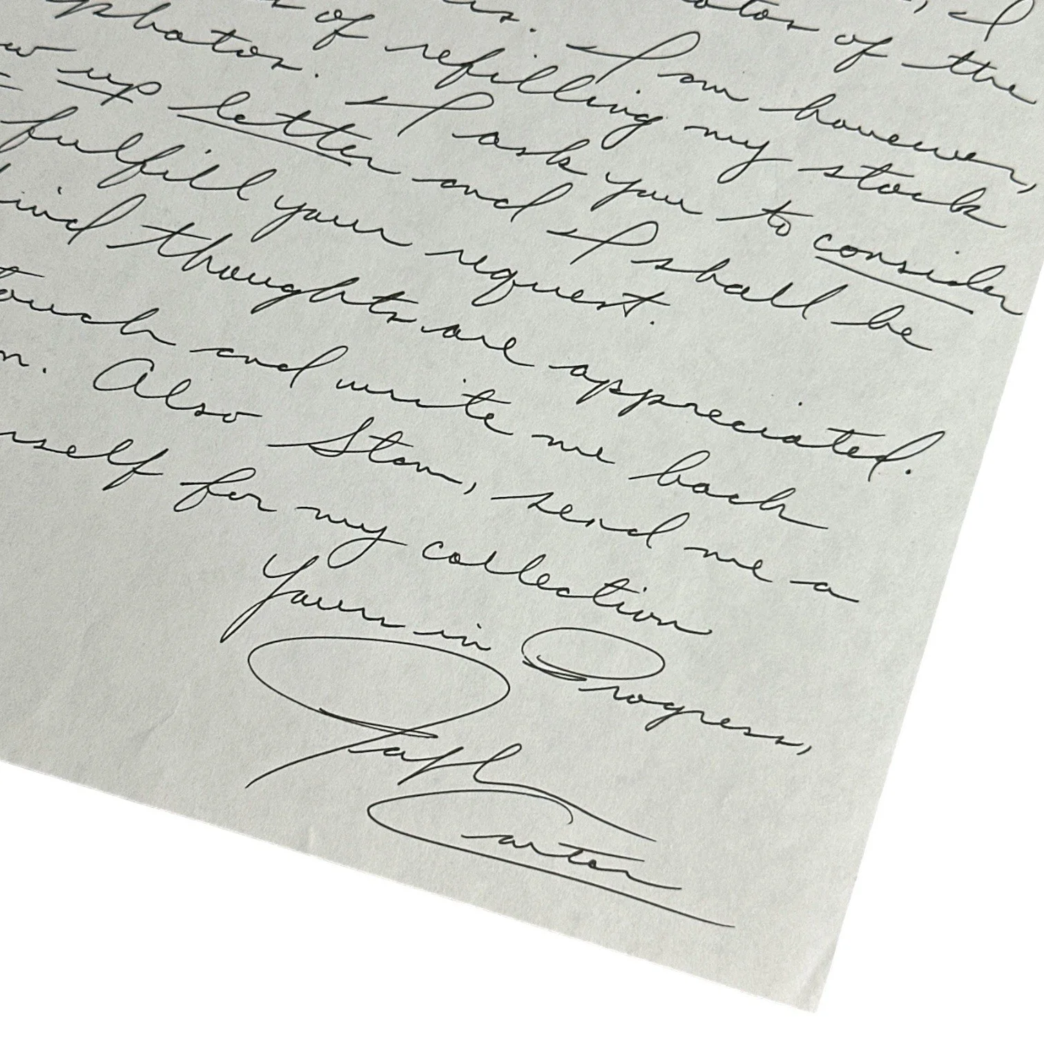 Ralph Carter, Michael Evans on Good Times — Ralph Carter “Good Times” TV Series Star Handwritten Autograph Signed Letter!, image 2