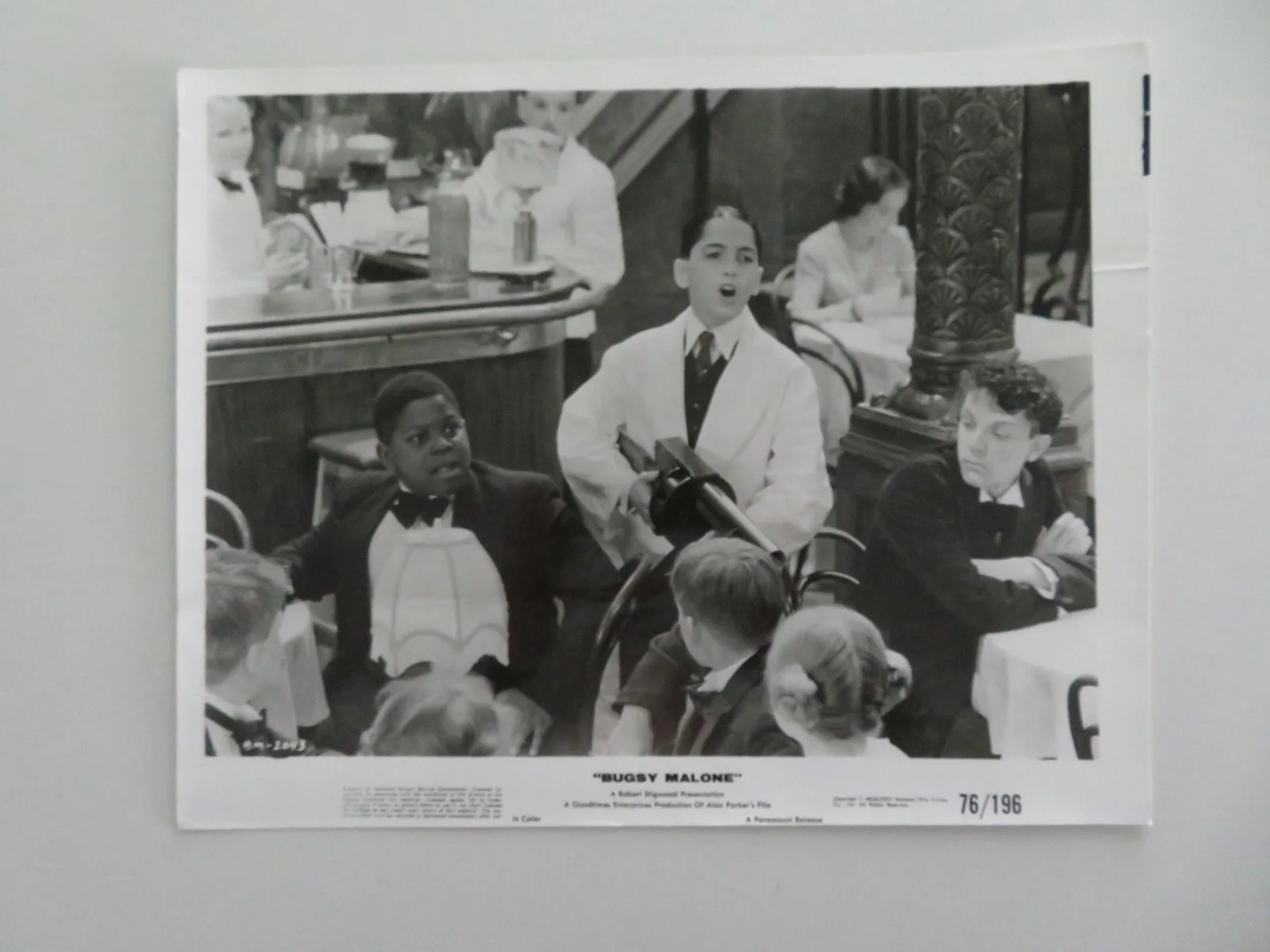 Bugsy Malone MOVIE STILL PHOTO LOT OF 2 SCOTT BAIO JODIE FOSTER 1976, изображение 3