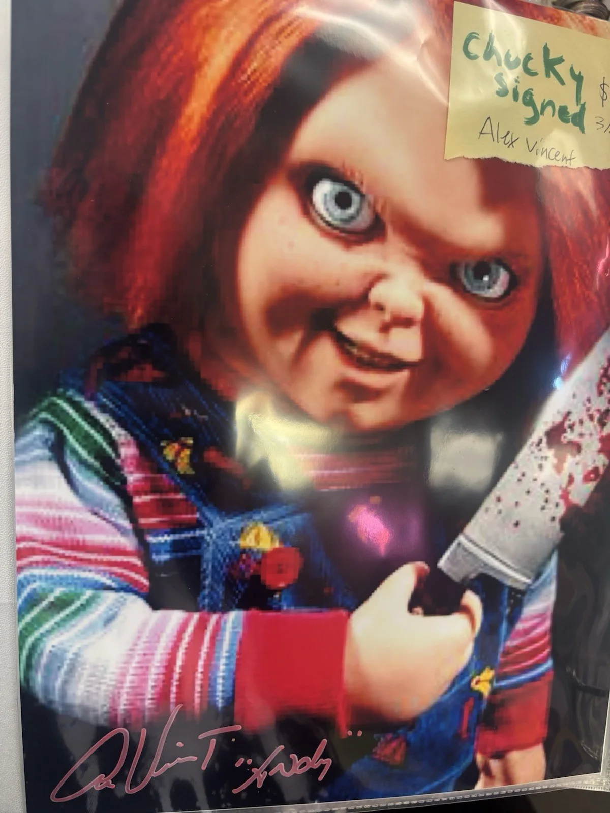 ALEX VINCENT — ALEX VINCENT "ANDY" CHUCKY MOVIE AUTOGRAPHED INSCRIBED 8X10 PHOTO BECKETT-,, изображение 4