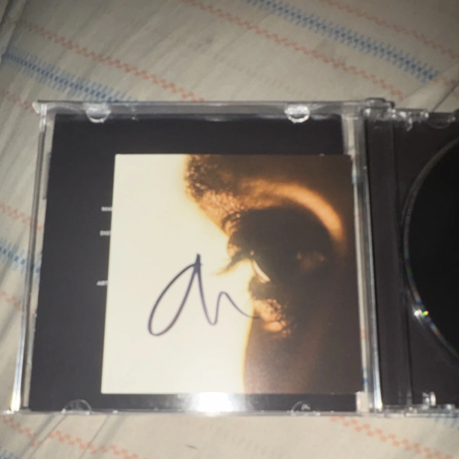 The Weeknd Signed Hurry Up Tomorrow Original Music CD & Card Collectible, image 3