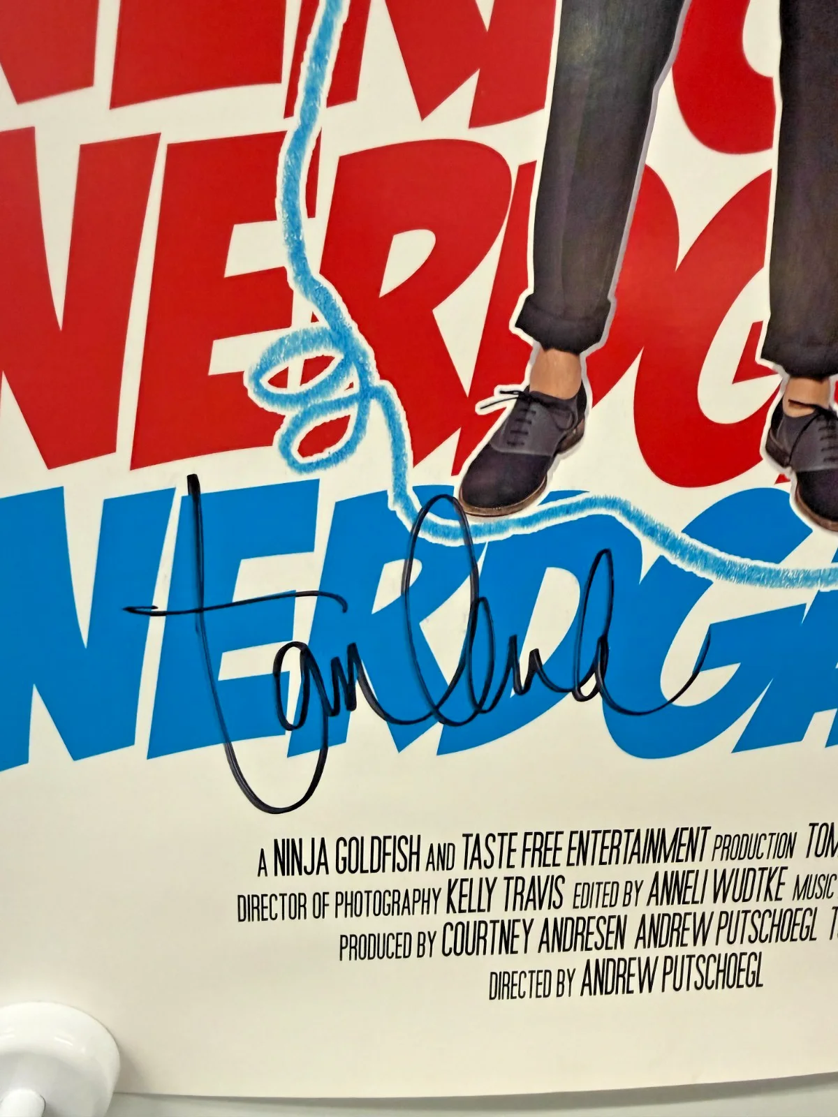 Tom Lenk NERDGASM Signed Poster 11x17 Autographed Movie One Sheet, изображение 3