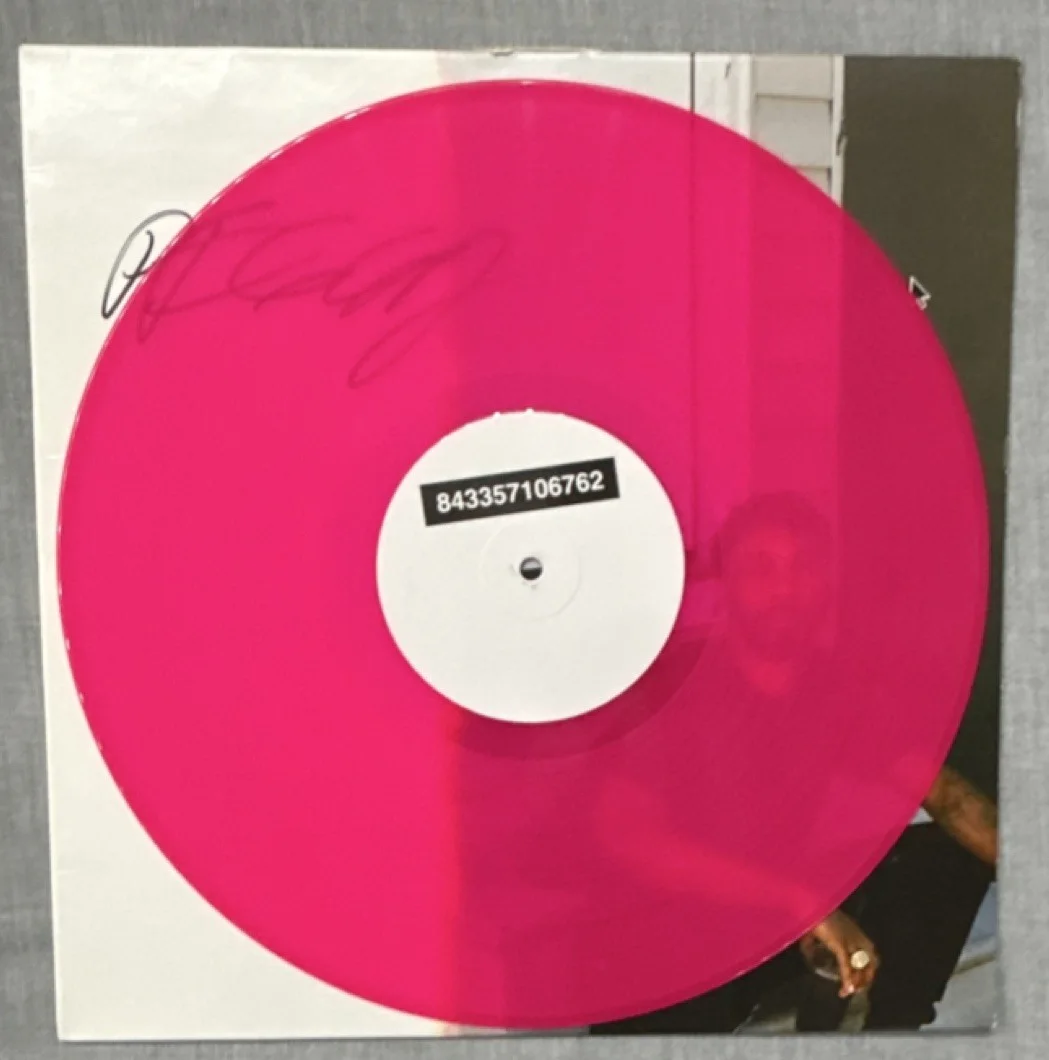 Rare JPEGMAFIA Veteran Signed Pink Vinyl Record Original Deathbomb Arc Press, изображение 4