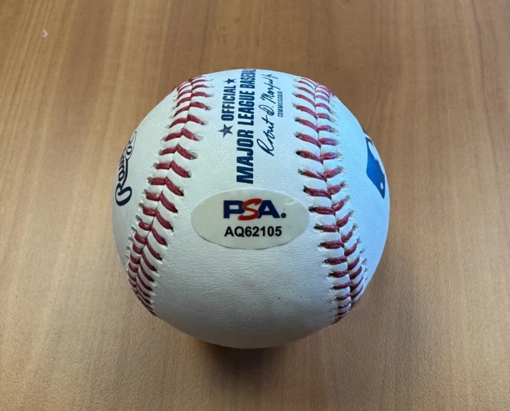 Adam Duritz Counting Crows Signed Autographed ROMLB Baseball PSA/DNA COA, image 2