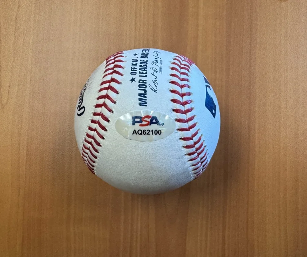 Dave Portnoy Signed Autographed ROMLB Baseball Barstool Sports PSA/DNA COA, image 2