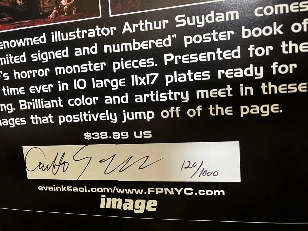 Arthur Suydam — Arthur Suydam Signed Alien Encounters Poster Book Limited 120 1000 Set 10, изображение 4