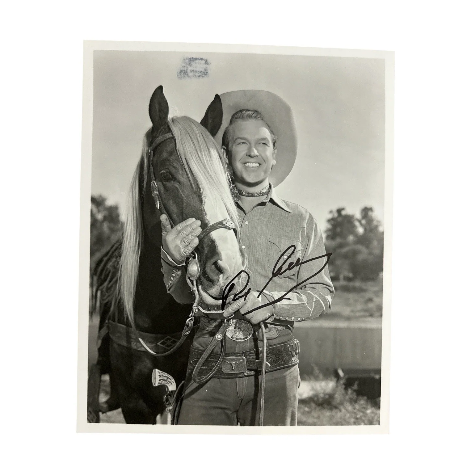Rex Allen — Rex Allen Signed Autograph Photo! 1950s TV Western Movie Actor! Arizona Cowboy!