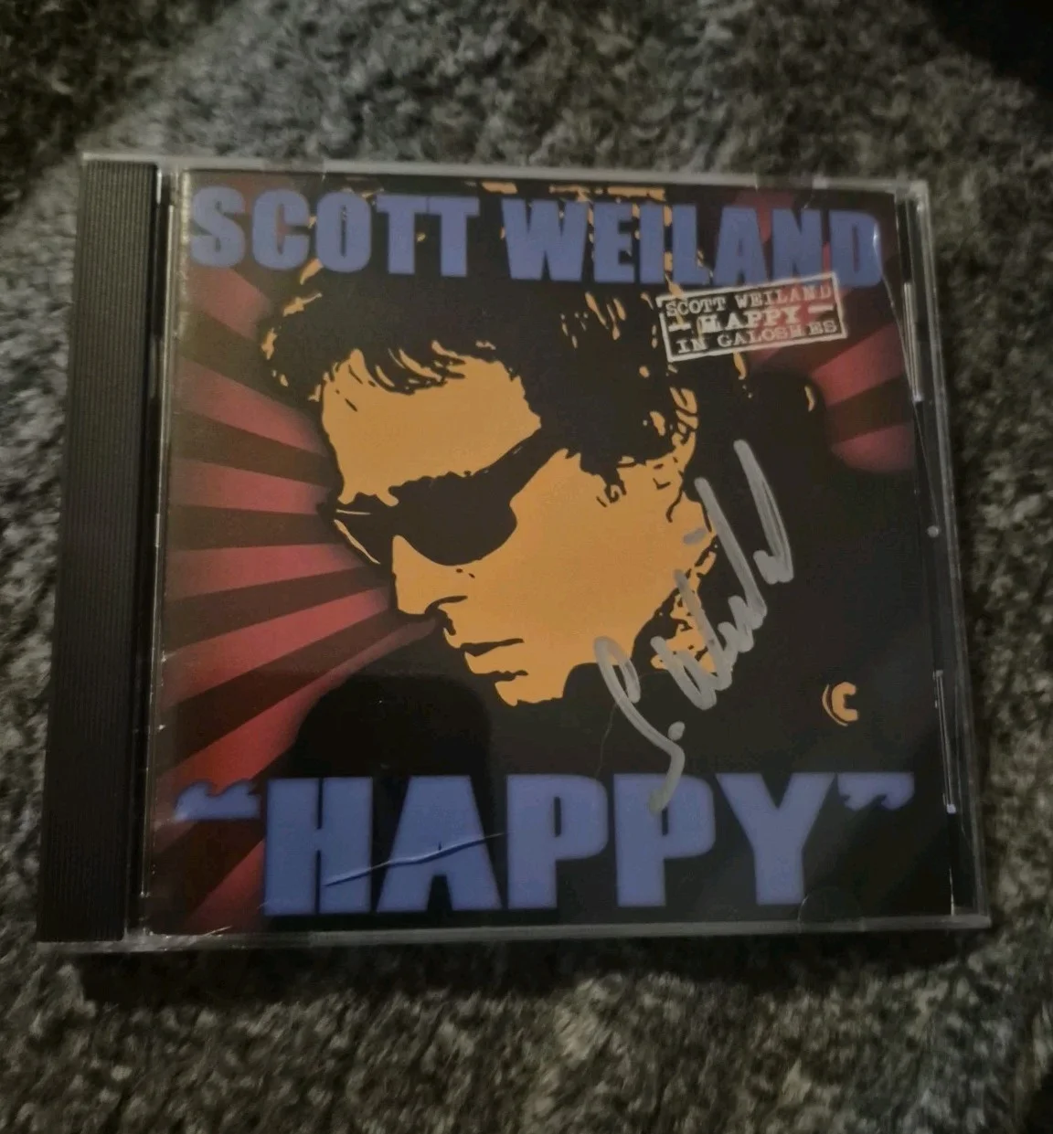 Scott Weiland Happy Galoshes Cd Signed Autographed Stone Temple Pilots Set 3, изображение 4