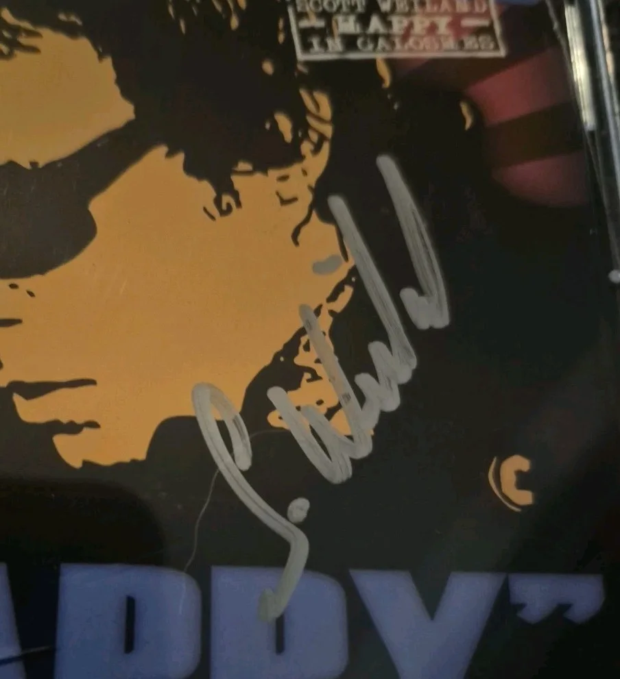 Scott Weiland Happy Galoshes Cd Signed Autographed Stone Temple Pilots Set 3, изображение 5