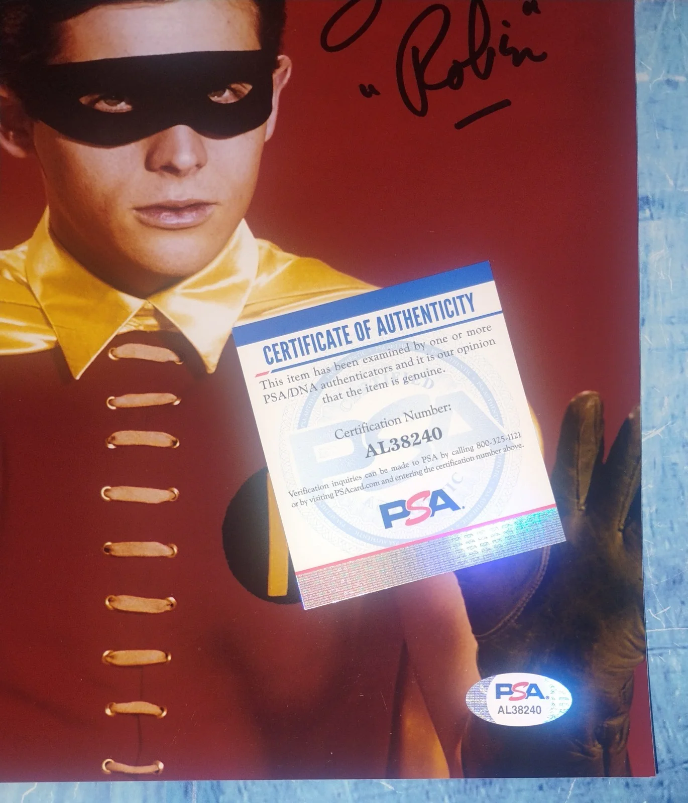 Burt Ward Hand Signed Autograph 8x10 Photo PSA COA Batman NO US TARIFFS, image 4