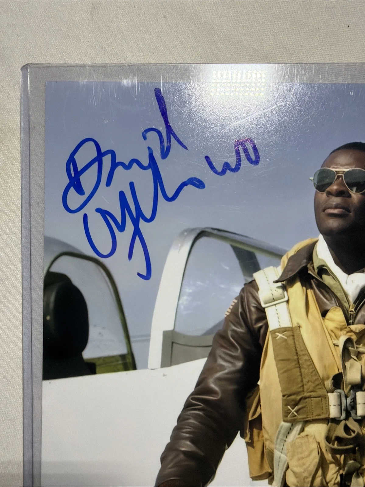 DAVID OYELOWO — DAVID OYELOWO SIGNED RED TAILS 8X10 PHOTO PSA/DNA COA AUTHENTIC HAND SIGNED, image 2