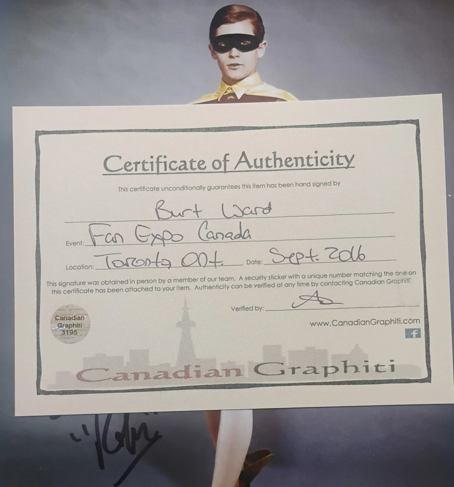 Burt Ward Hand Signed Autograph 8x10 Photo COA Batman NO US TARIFFS, image 4