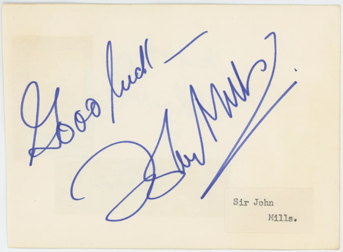 John Mills & Alison Neil Autographed Signed Album Page AMCo COA 25788, изображение 2