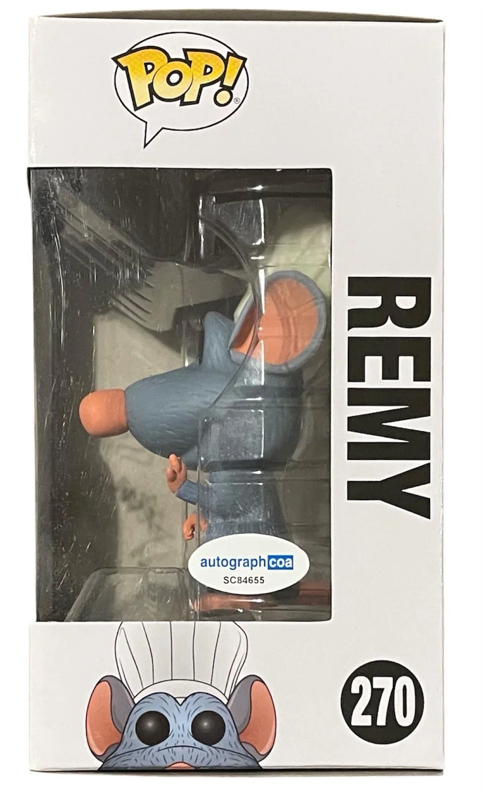 Patton Oswalt Signed Autographed Ratatouille Remy Funko Pop #270 ACOA, изображение 4