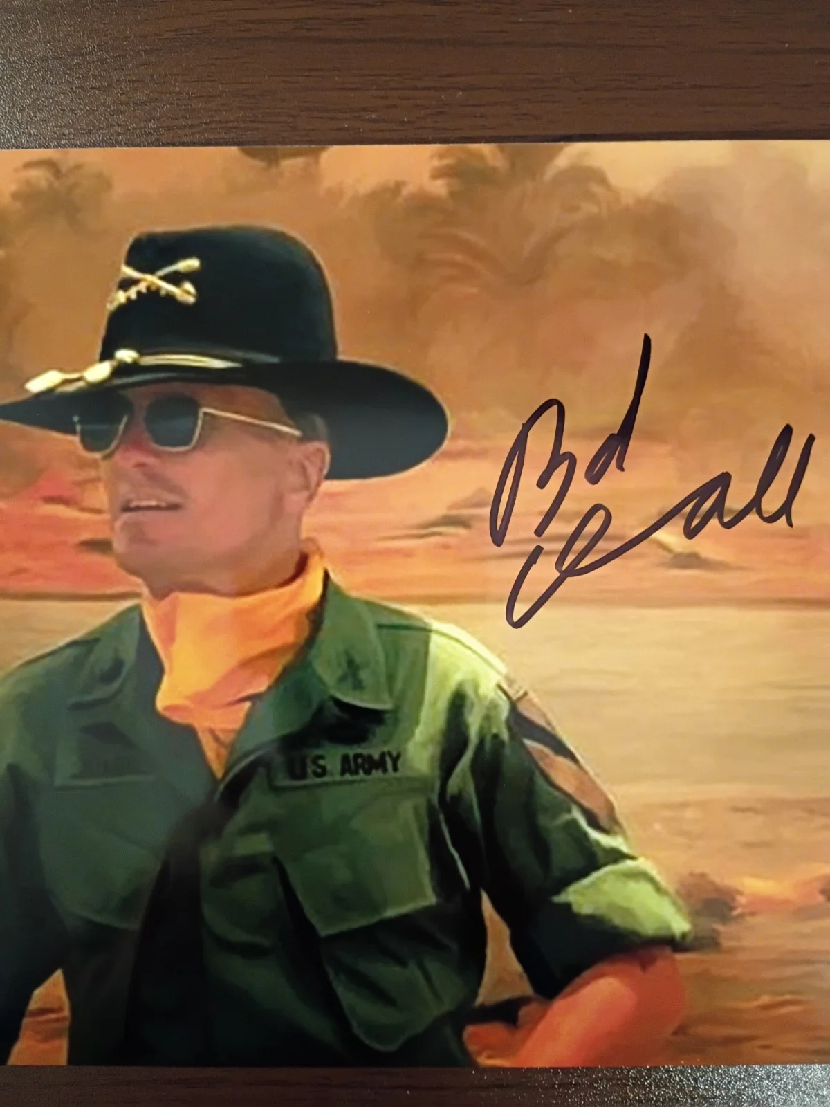 Robert Duvall — Robert Duvall Apocalypse Now Signed 8x10 COA W/ Matching Numbered Sticker, image 4