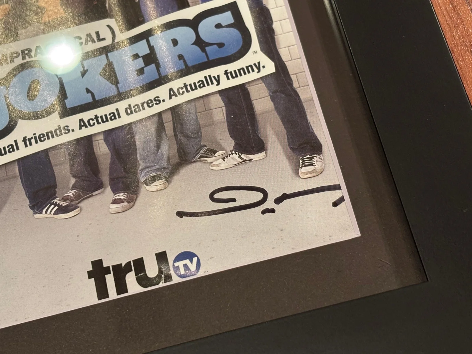 Joe Gatto, Murr, Sal Vulcano, Brian Quinn — IMPRACTICAL JOKERS (Joe,Q,Murr,Sal) Signed Autographed DVD Cover Framed, image 4