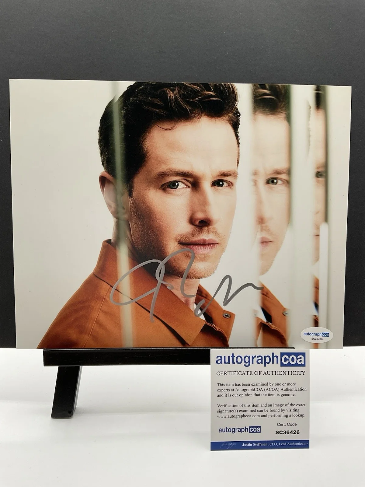 Josh Dallas — Josh Dallas signed 8x10 Manifest signed 8x10 ACOA Manifest signed photo Ben auto