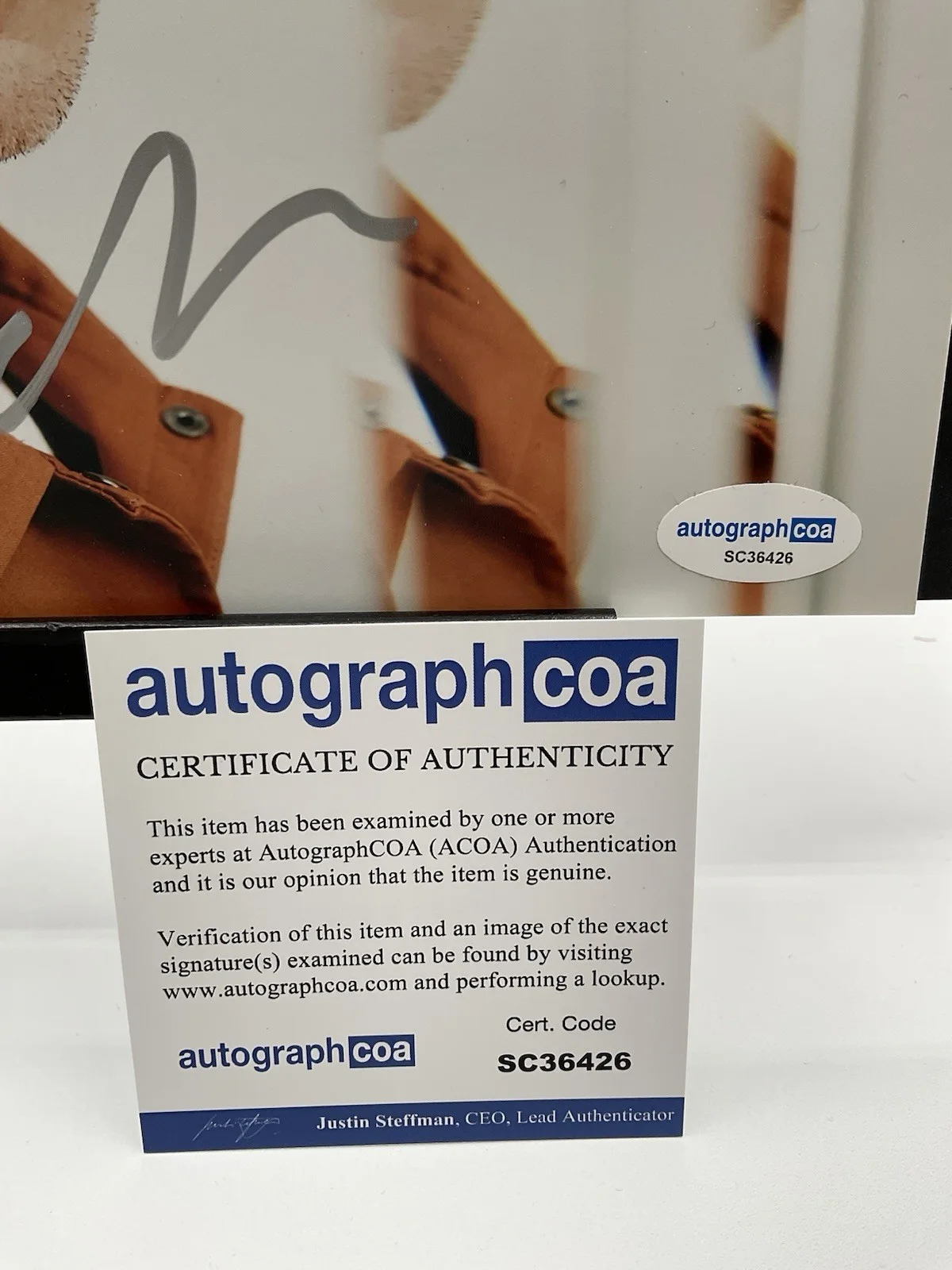 Josh Dallas — Josh Dallas signed 8x10 Manifest signed 8x10 ACOA Manifest signed photo Ben auto, изображение 3