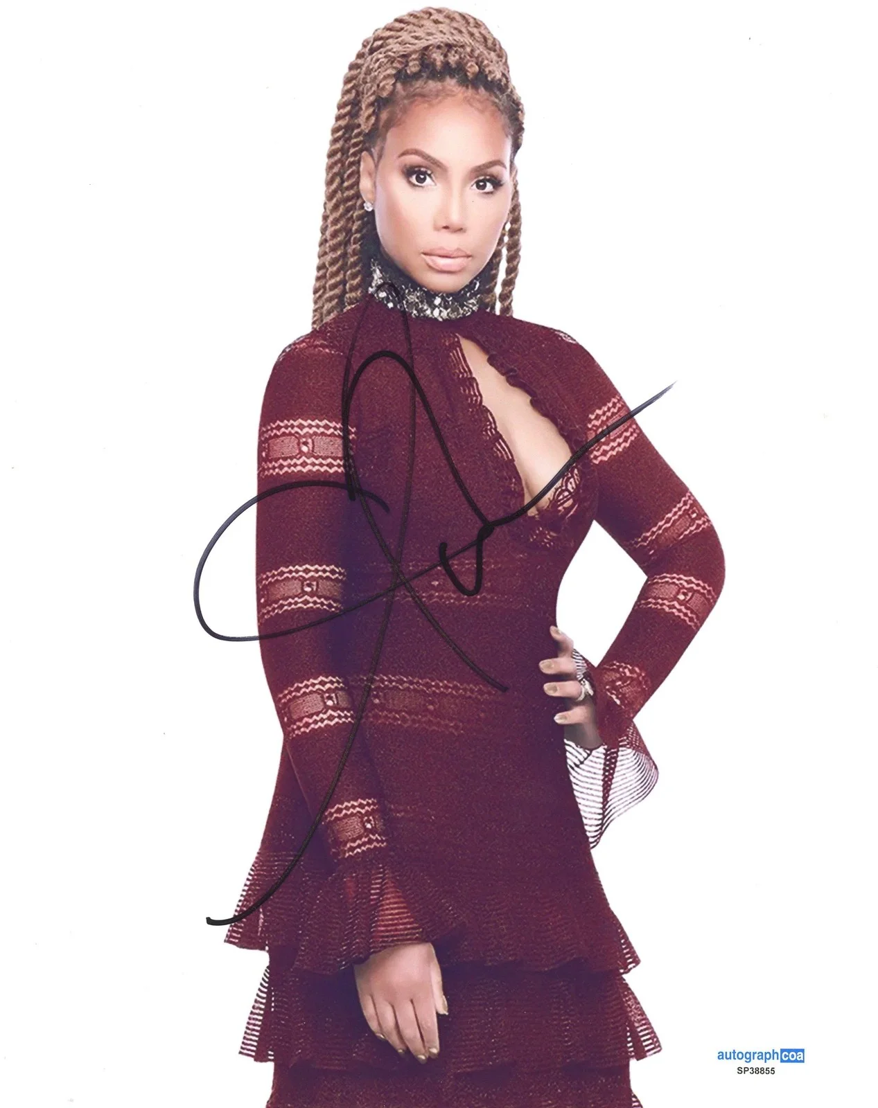 Tamar Braxton — Tamar Braxton "The Braxtons" AUTOGRAPH Signed Autographed 8x10 Photo ACOA, изображение 2