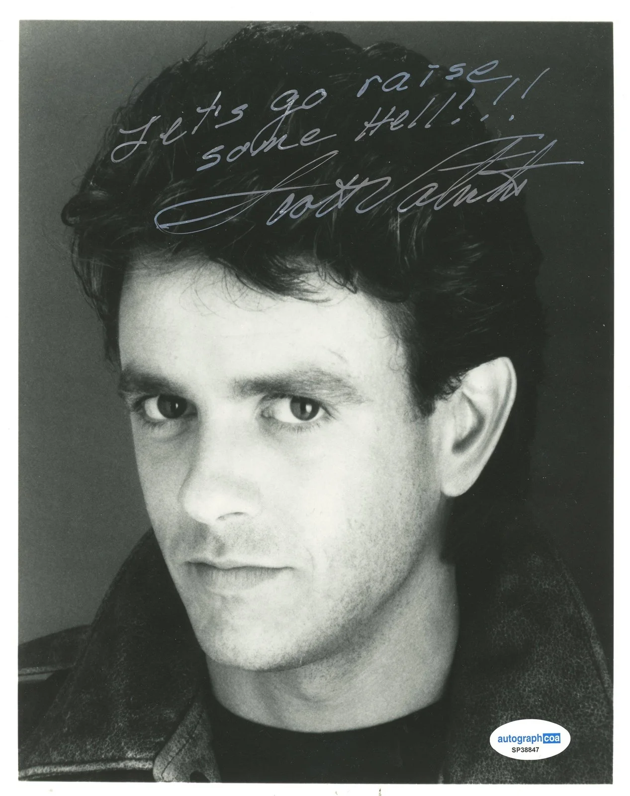 Scott Valentine — Scott Valentine "Family Ties" AUTOGRAPH Signed Autographed 8x10 Photo ACOA, изображение 2