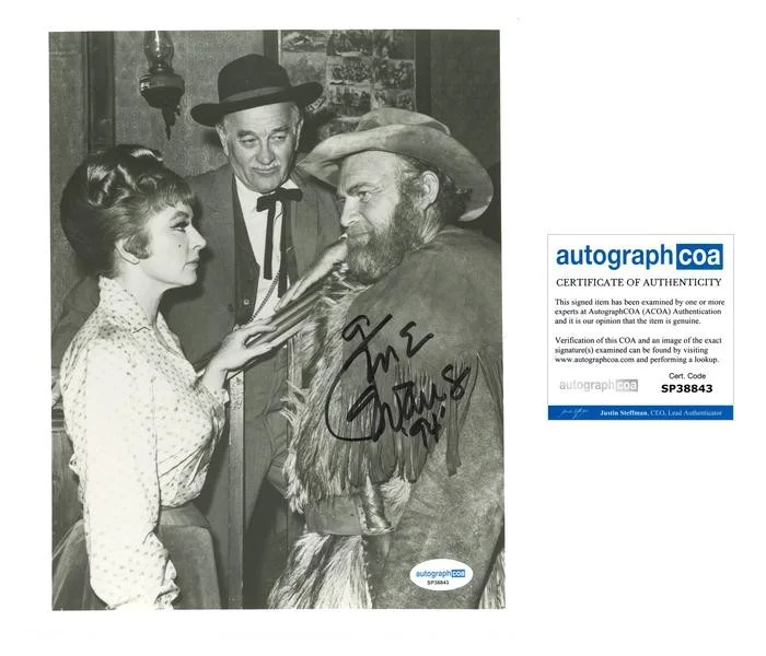 Gene Evans — Gene Evans "Gunsmoke" AUTOGRAPH Signed Autographed 8x10 Photo ACOA