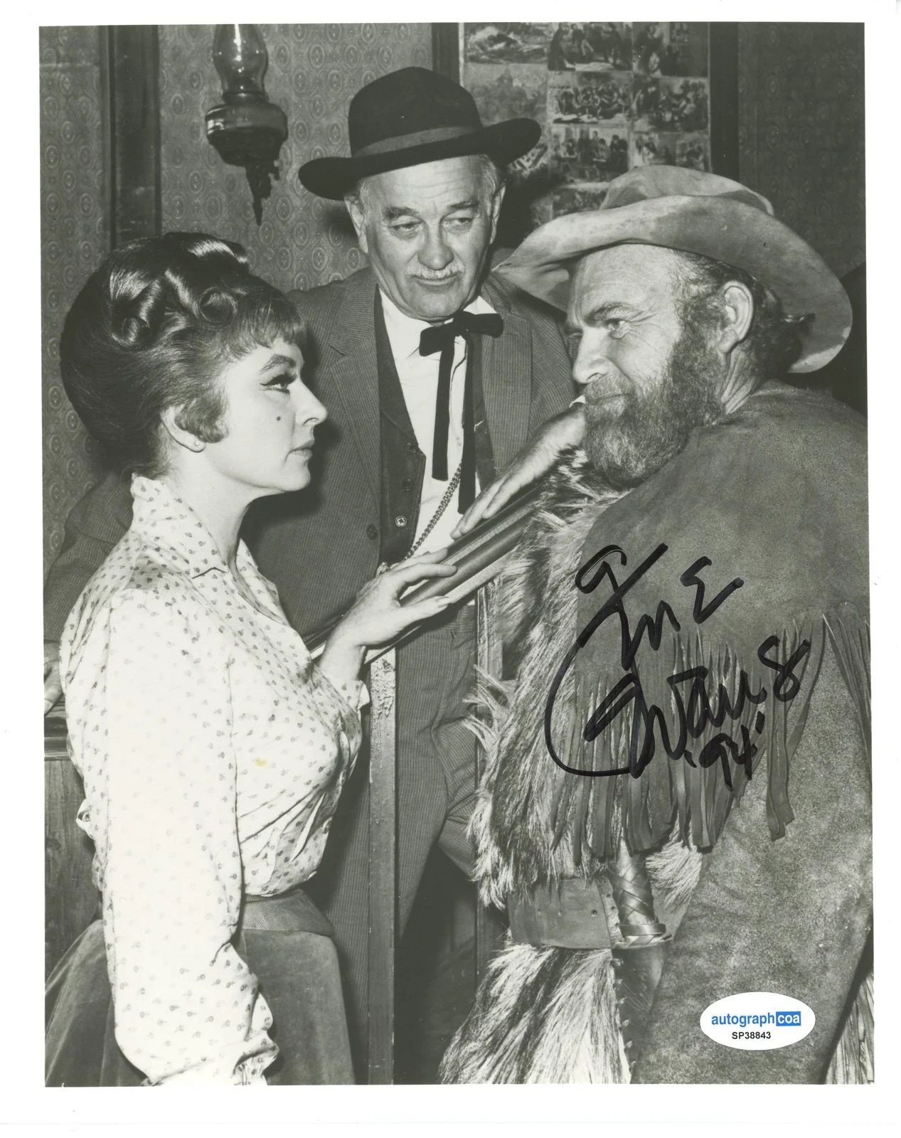 Gene Evans — Gene Evans "Gunsmoke" AUTOGRAPH Signed Autographed 8x10 Photo ACOA, изображение 2