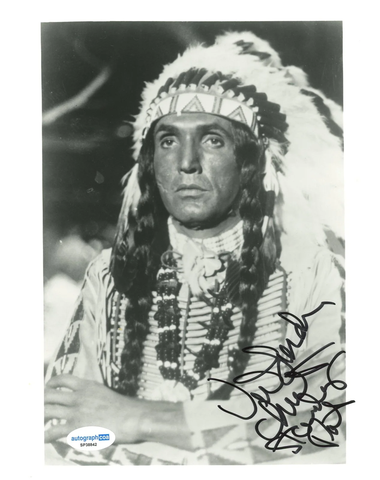 Victor Lundin — Victor Lundin "Batman" AUTOGRAPH Signed 'Chief Standing Pat' 8x10 Photo ACOA, image 2