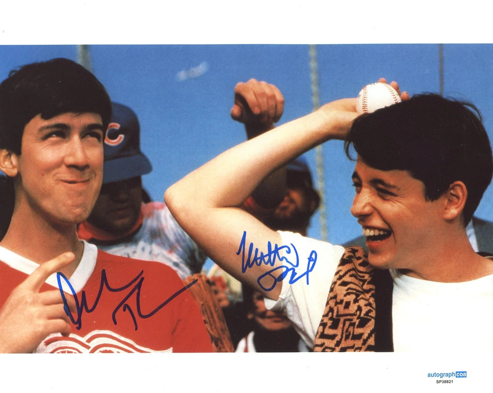 Alan Ruck, Matthew Broderick — Matthew Broderick & Alan Ruck "Ferris Bueller's Day Off" SIGNED 8x10 Photo C, image 2