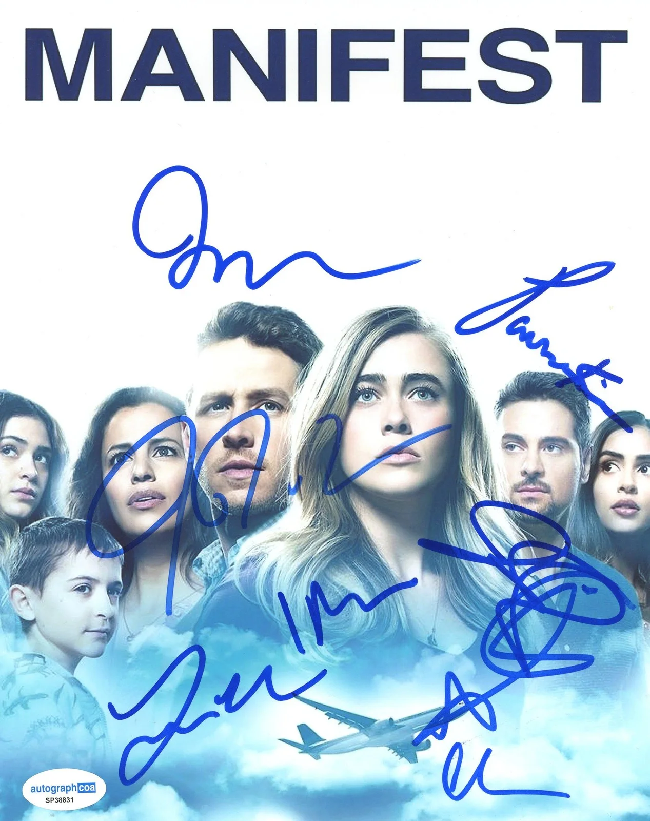 Athena Karkanis, more — "Manifest" Cast AUTOGRAPHS Signed 8x10 Photo - Josh Dallas, Melissa Roxburgh +5, image 2