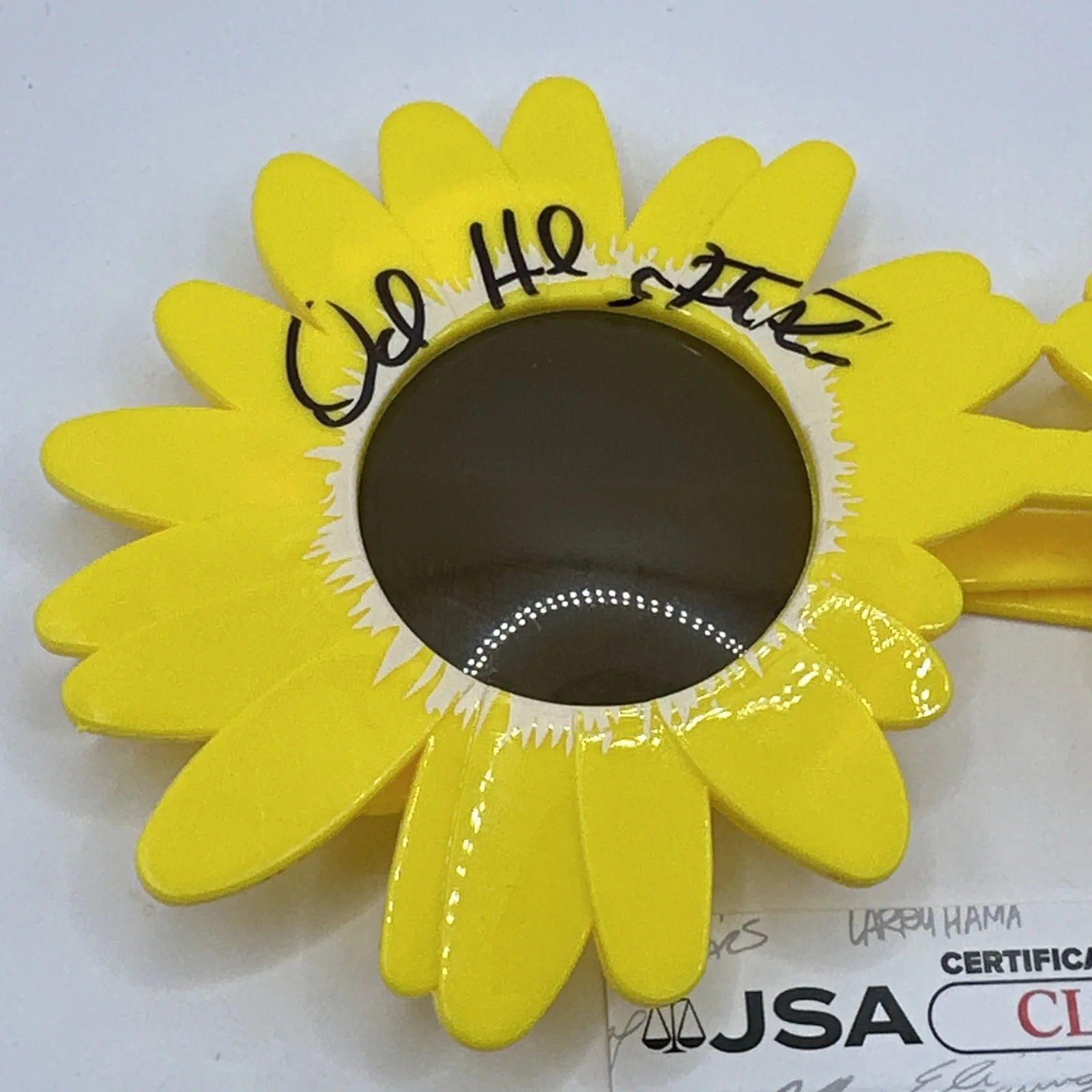David Howard Thornton — Terrifier 2 Art The Clown Signed Sunflower Glasses David Howard Thornton JSA COA, image 2