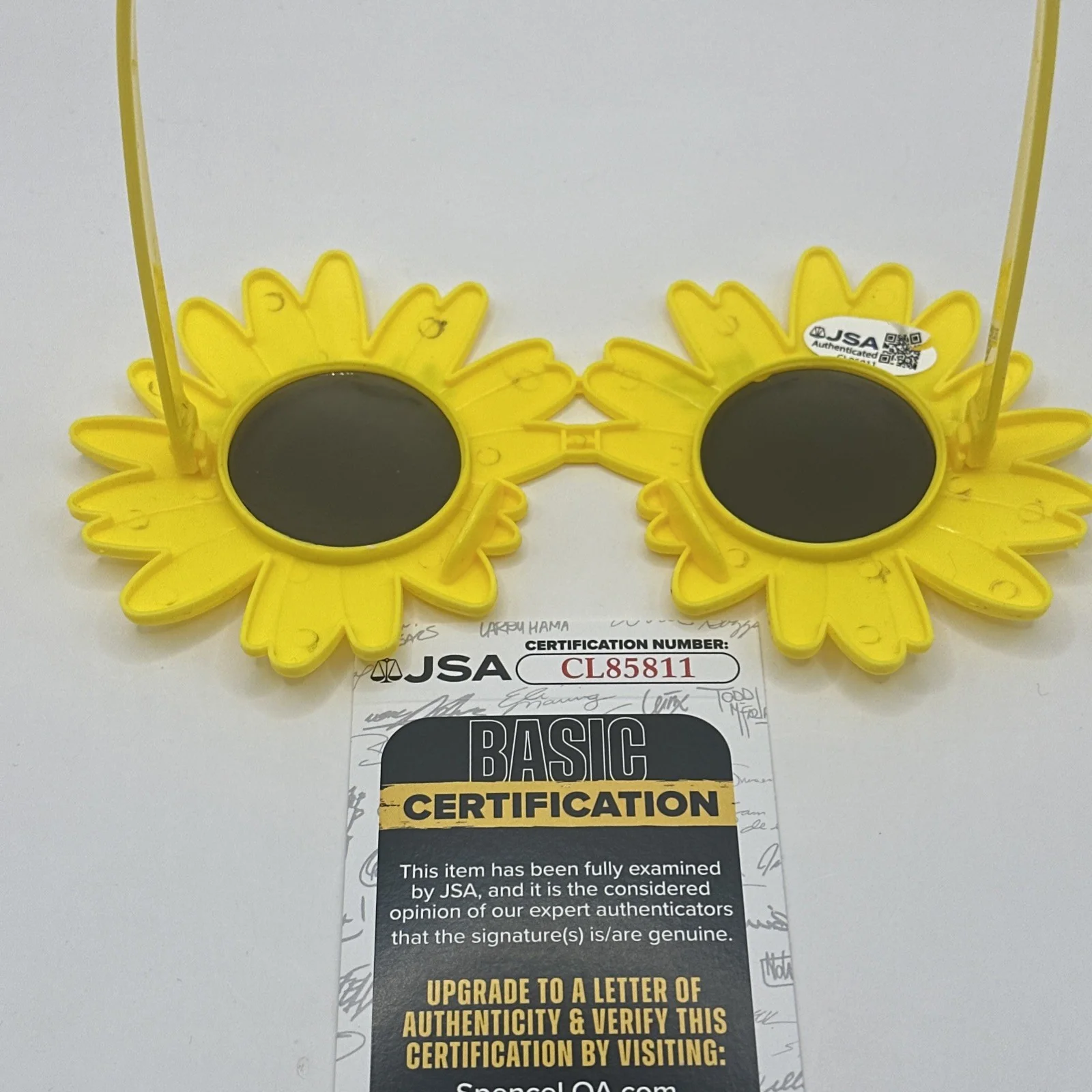 David Howard Thornton — Terrifier 2 Art The Clown Signed Sunflower Glasses David Howard Thornton JSA COA, image 4