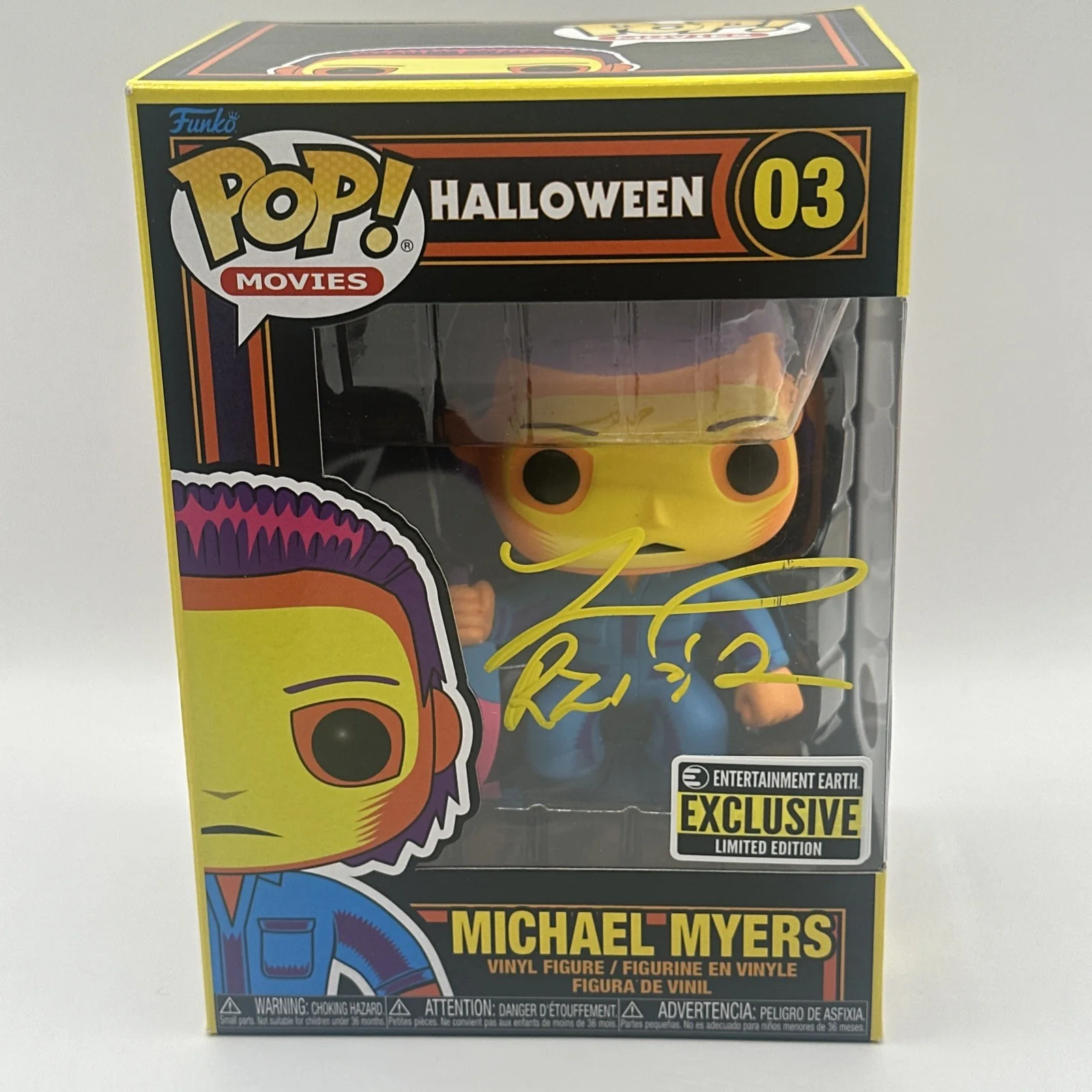 Tyler Mane — Tyler Mane Signed Funko Pop Halloween Michael Myers Rob Zombie 1-2 JSA, изображение 2
