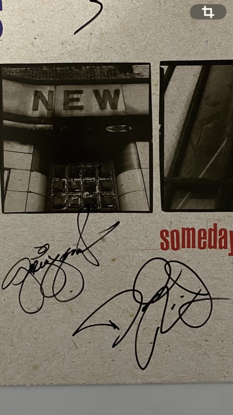 THE CLARKS SIGNED/AUTOGRAPHED PROMO FLAT WITH COA —-SOMEDAY MAYBE, изображение 4