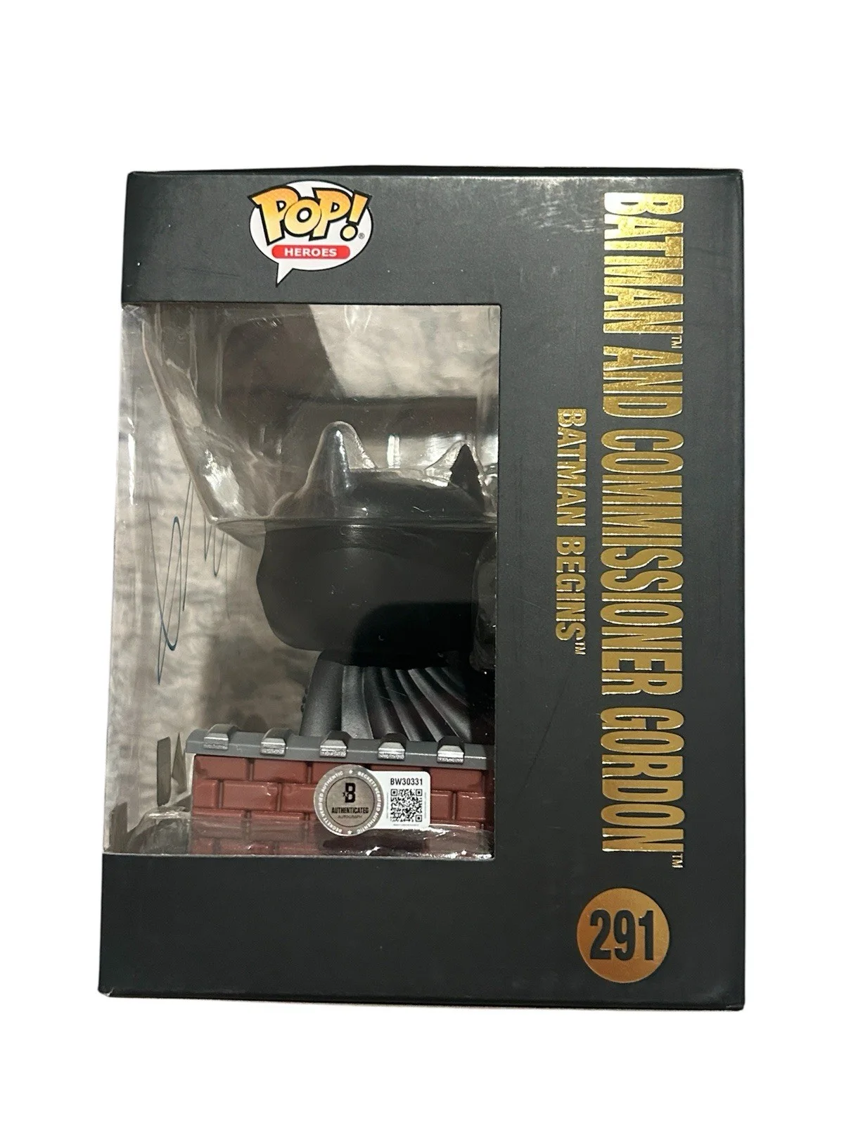 Christian Bale — Christian Bale Signed Batman Funko Pop 291 Autograph Beckett Authentic, изображение 2