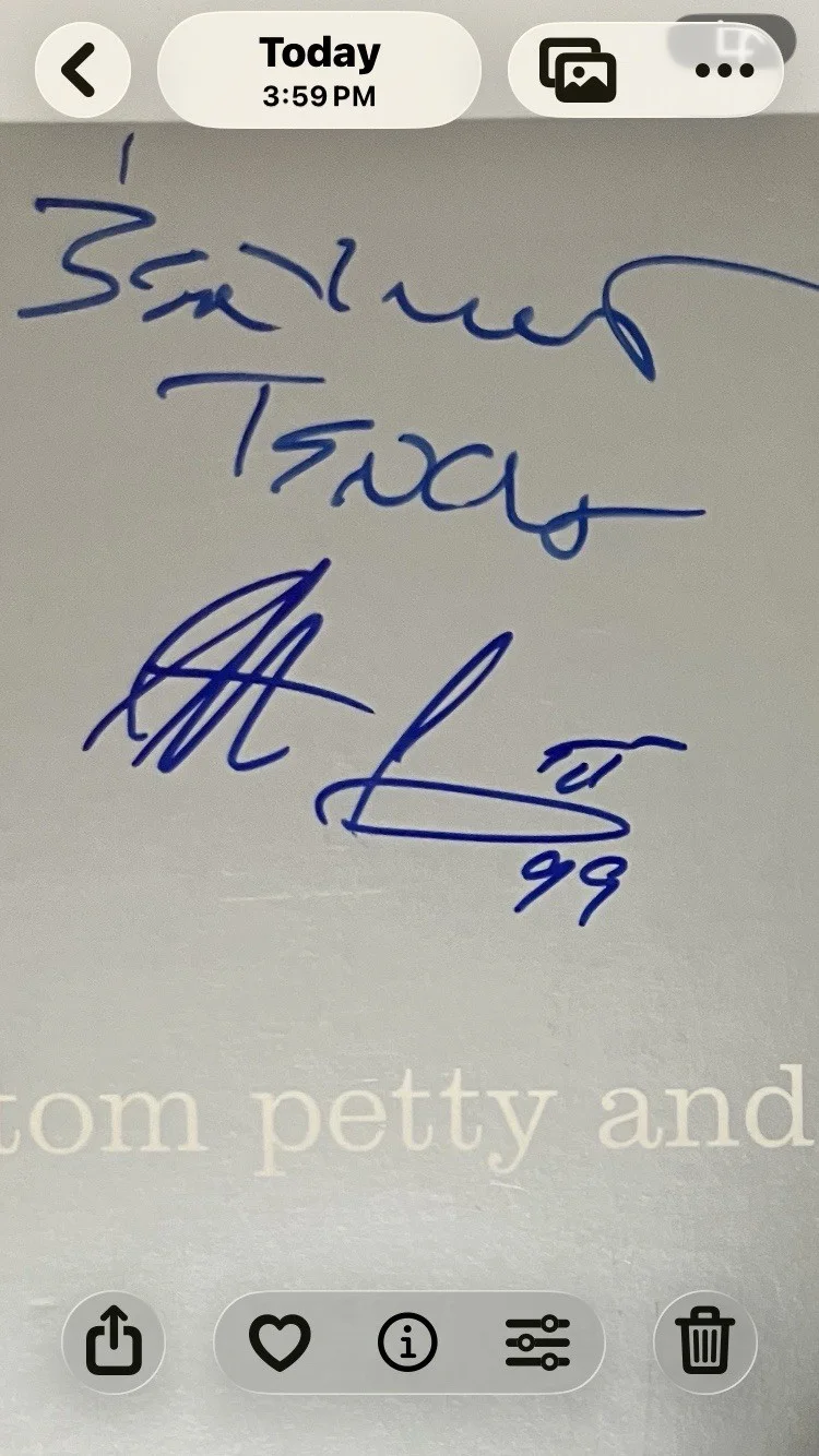MIKE CAMPBELL SIGNED/ AUTOGRAPHED TOM PETTY AND THE HEARTBREAKERS PROMO FT W COA, image 3