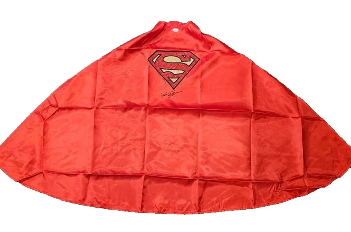 HELEN SLATER — HELEN SLATER as SUPERGIRL SIGNED SUPERGIRL CAPE- JSA COA